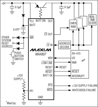 MAX807L, MAX807M, MAX807N: Typical Operating Circuit