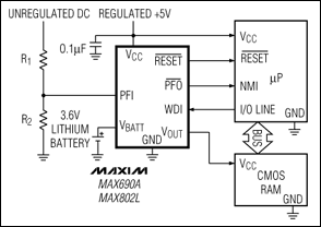 MAX690AMAX692AMAX802LMAX802MMAX805L͹·